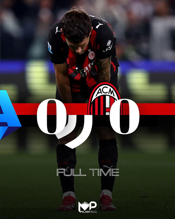 法甲：AC米兰0-0尤文 S-希门尼斯造点普利西奇失点