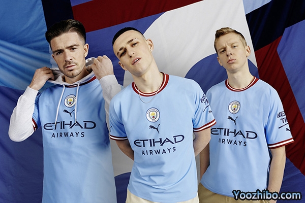 2022-23赛季<a href=/zuqiujingsai/mancheng/ target=_blank class=infotextkey>曼城</a>主场球衣一览