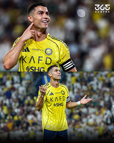 梅罗对决再上演！C罗进球后手势回应球迷高呼<a href=/qiuxingziliao/zuqiujingsai/119.html target=_blank class=infotextkey>梅西</a>，摇头摊手成焦点